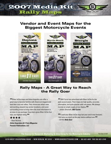 Media kit assm.indd - Biker City Guide