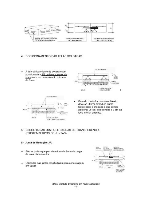 PISOS EM CONCRETO ARMADO - IBTS