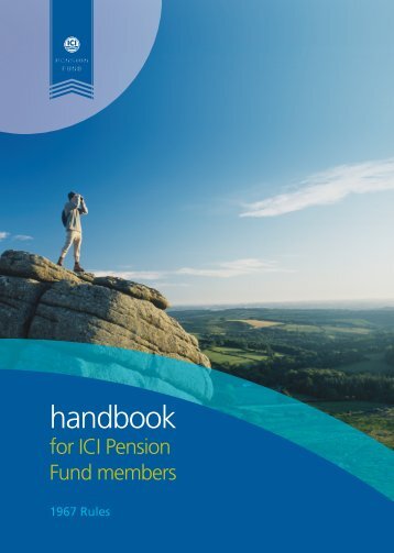 Members' handbook - ICI Pension Fund