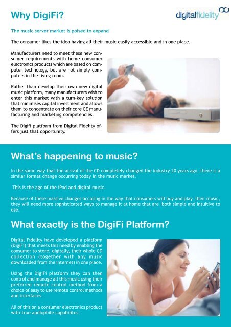 The DigiFi Platform - Digital Fidelity