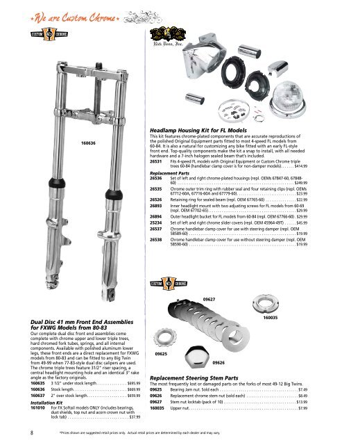 Chassis - Custom Chrome