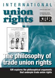 International Centre for Trade Union Rights