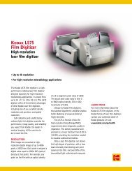 Kodak LS75 Film Digitizer Product Sheet - BRIT Systems