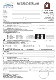 contract application form - Embassy of the Republic of Uzbekistan