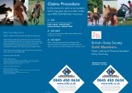 British Horse Society Key Facts - SEIB