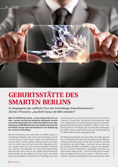 Berlin to go, Ausgabe 1.2015
