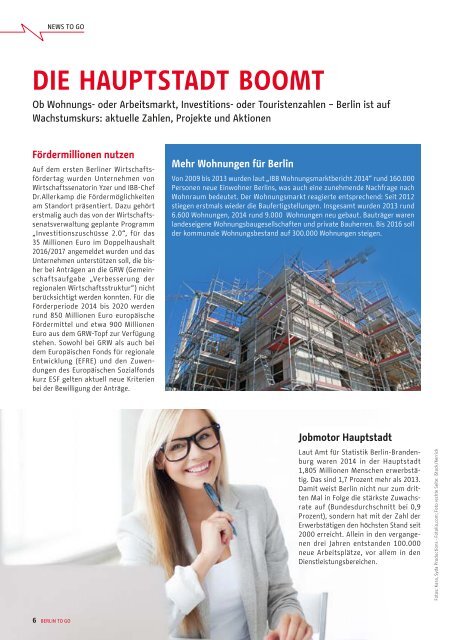 Berlin to go, Ausgabe 1.2015