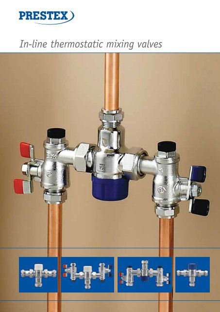 Prestex in-line thermostatic mixing valves - Building Products Index