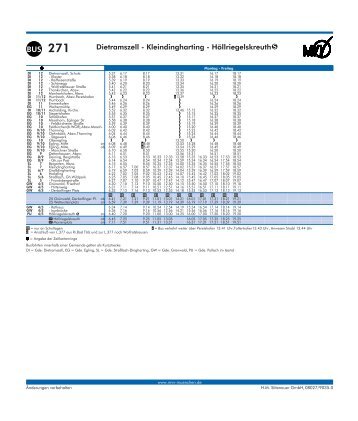 Fahrplan 2012 - Gemeinde StraÃŸlach-Dingharting