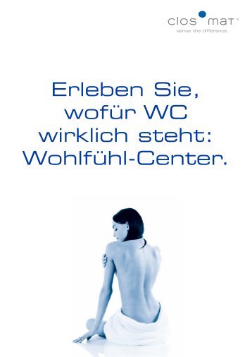 15 Jahre ohne WC- Papier - Closomat