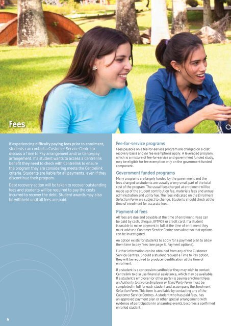 View the Brisbane North Institute of TAFE student guide