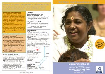 Sri Mata Amritanandamayi Devi - AMMA UK