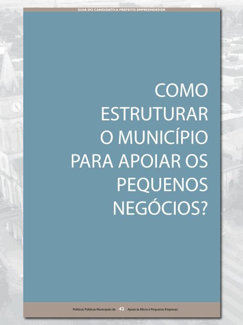 Guia do Prefeito Empreendedor - Sebrae