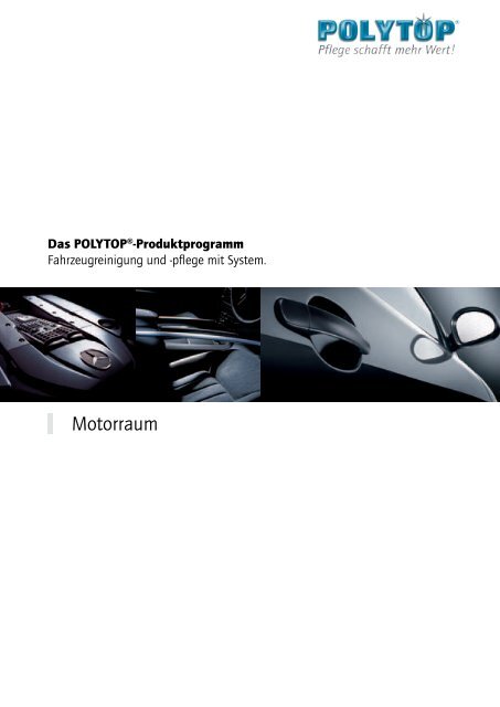 Motorraum - POLYTOP Autopflege GmbH