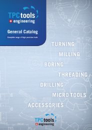 TPCtools engineering – General Catalog