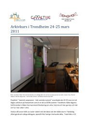 Text till hemsidan Arkivkurs i Trondheim 24(1).pdf - Saemieh ...