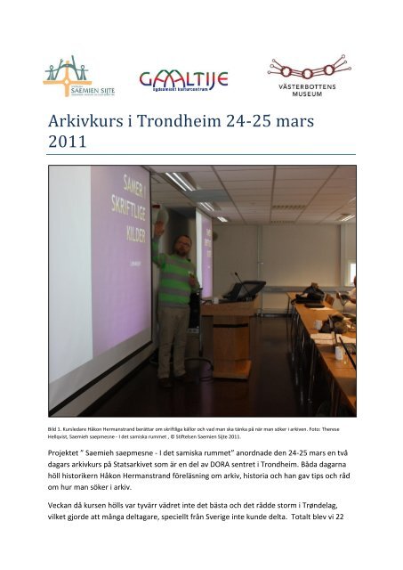 Text till hemsidan Arkivkurs i Trondheim 24(1).pdf - Saemieh ...