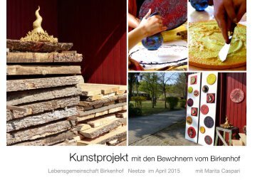 Kunstprojekt Birkenhof 2015