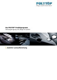 Zubehör Lackaufbereitung - POLYTOP Autopflege GmbH