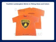 Youthful Lamborghini Shirts