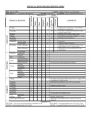 PHYSICAL DEMANDS DESCRIPTION (PDD) - IBEW Local 353