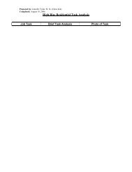 High Rise Residential Task Analysis - IBEW Local 353