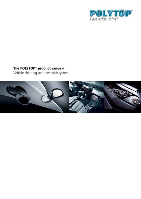 Special products - POLYTOP Autopflege GmbH