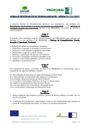 Norma de Procedimentos Medidas 3.1 e 3.2 - prorural