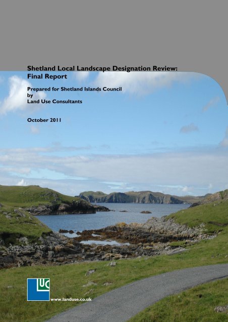 Shetland Local Landscape Designation Review: Final Report
