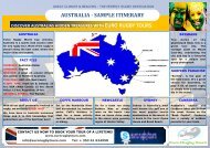 AUSTRALIA - SAMPLE ITINERARY - Euro Rugby Tours