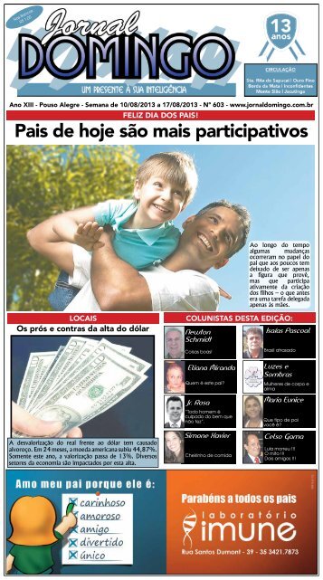 1 Pais de hoje sÃ£o mais participativos - Jornal Domingo