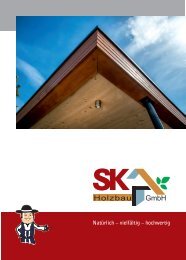 SK-Holzbau – Firmenbroschüre