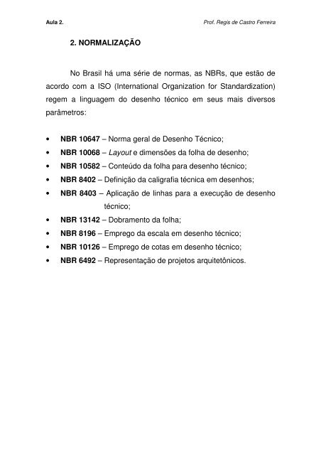 FUNDAMENTOS DO DESENHO TÃCNICO â NORMAS E ...