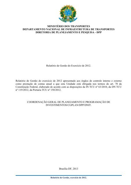 ExercÃ­cio 2012.pdf - Dnit