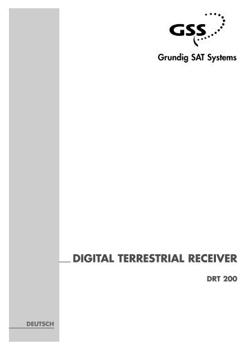 DIGITAL TERRESTRIAL RECEIVER