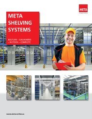 META SHELVING SYSTEMS - META-Regalbau GmbH & Co. KG