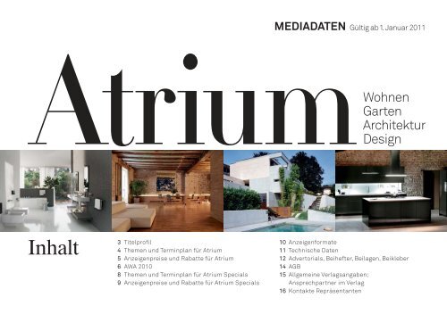 Atrium - Archithema Verlag AG