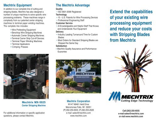 The Mechtrix Advantage - PS Electronic