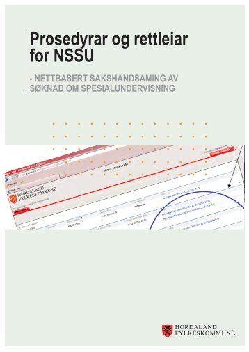 Prosedyrar og rettleiar for NSSU - Hordaland fylkeskommune