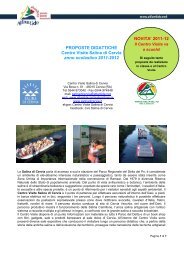 Proposte didattiche 2011-2012 Centro Visite Salina di ... - Atlantide