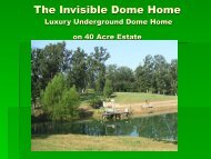 The Invisible Dome Home - Monolithic