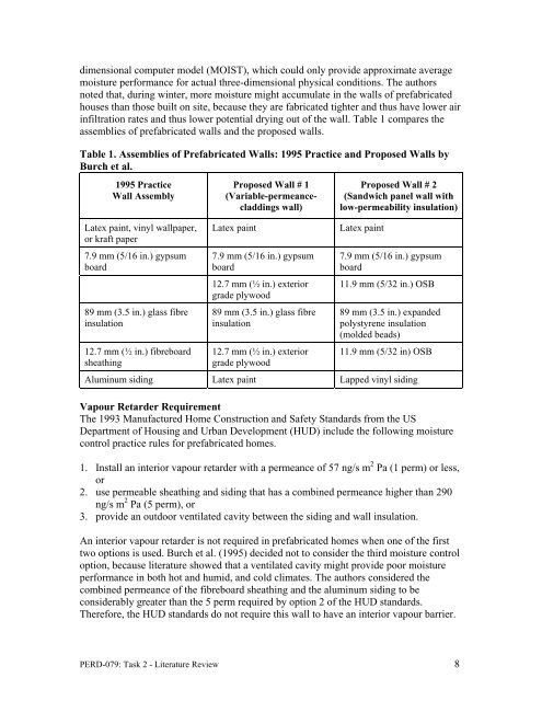 Literature Review on Building Envelope, Heating and ... - Beeshive.org