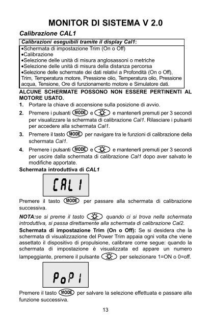 monitor di sistema v 2.0 - Brunswick Marine in EMEA Download ...