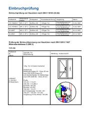 EinbruchprÃ¼fung von HaustÃ¼ren nach DIN V 18103 (03.92) - Veka AG.