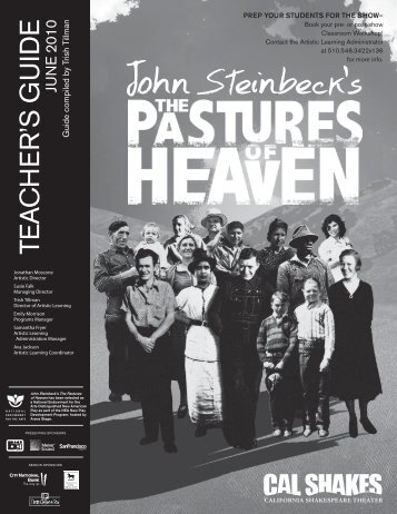 John Steinbeck's The Pastures of Heaven Teacher's Guide