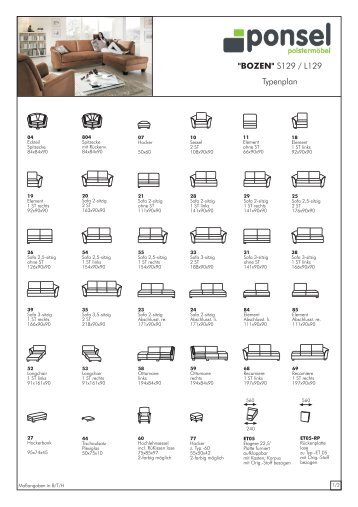 Typenplan "BOZEN" S129 / L129 - Ponsel