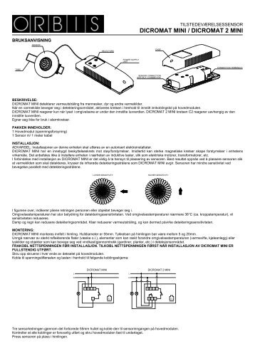 DICROMAT MINI / DICROMAT 2 MINI