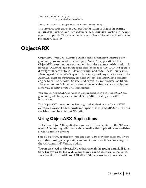 ObjectARX (defun-q MYSTAR