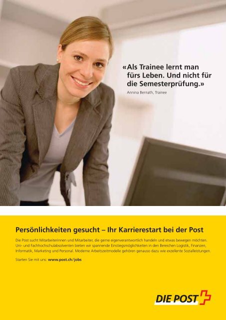 trainees gesucht! - Hobsons.ch