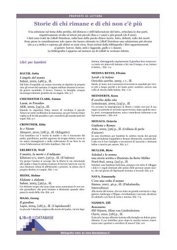 Una proposta di lettura per bambini e ragazzi - Liberweb